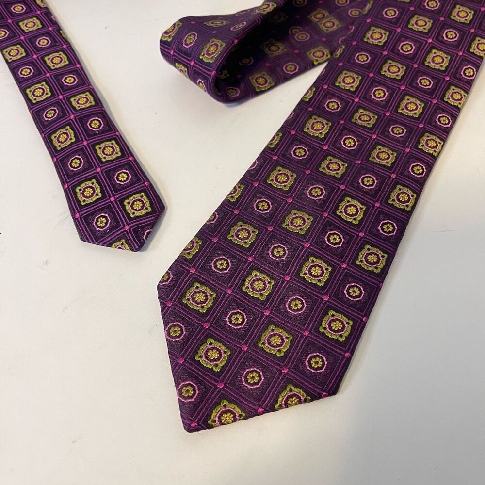 Ted Baker London Purple Silk Men’s Neck Tie NWT
